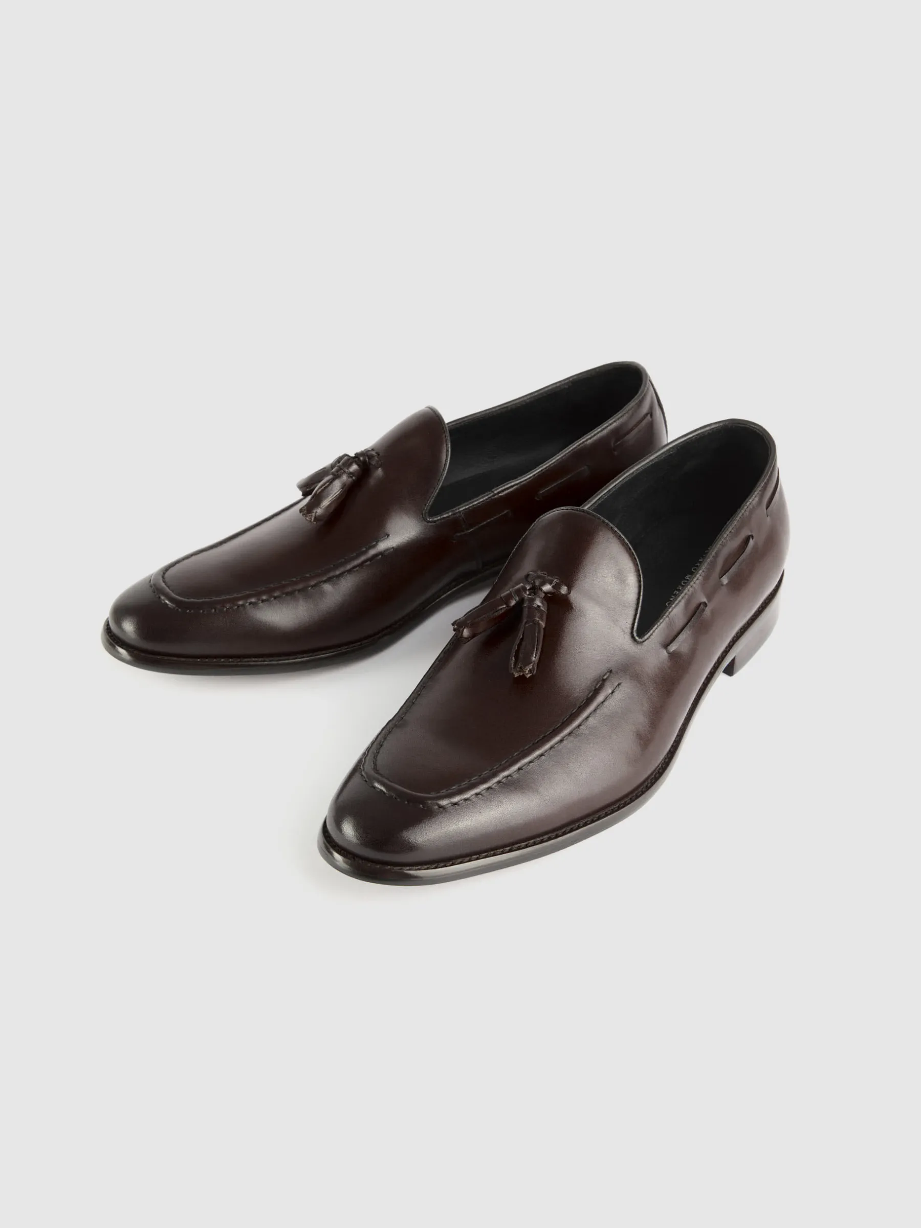 Alvaro Moreno MOCASIN BORLAS MARRÓN-Hombre Vestir