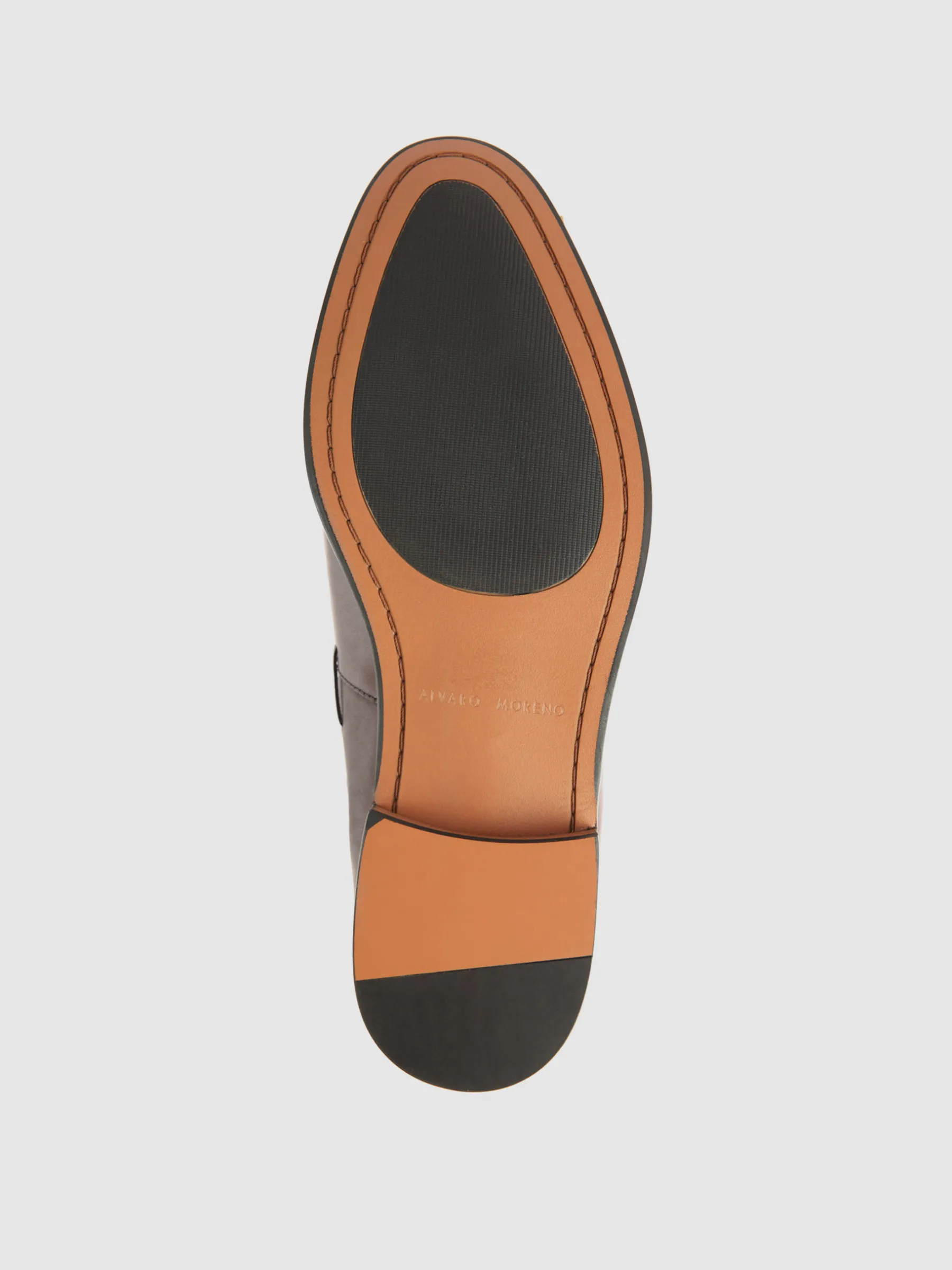 Alvaro Moreno MOCASIN BORLAS MARRÓN-Hombre Vestir