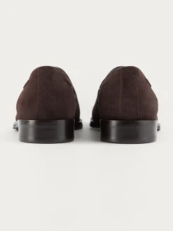 Alvaro Moreno MOCASIN SERRAJE BORLAS MARRÓN-Hombre Vestir