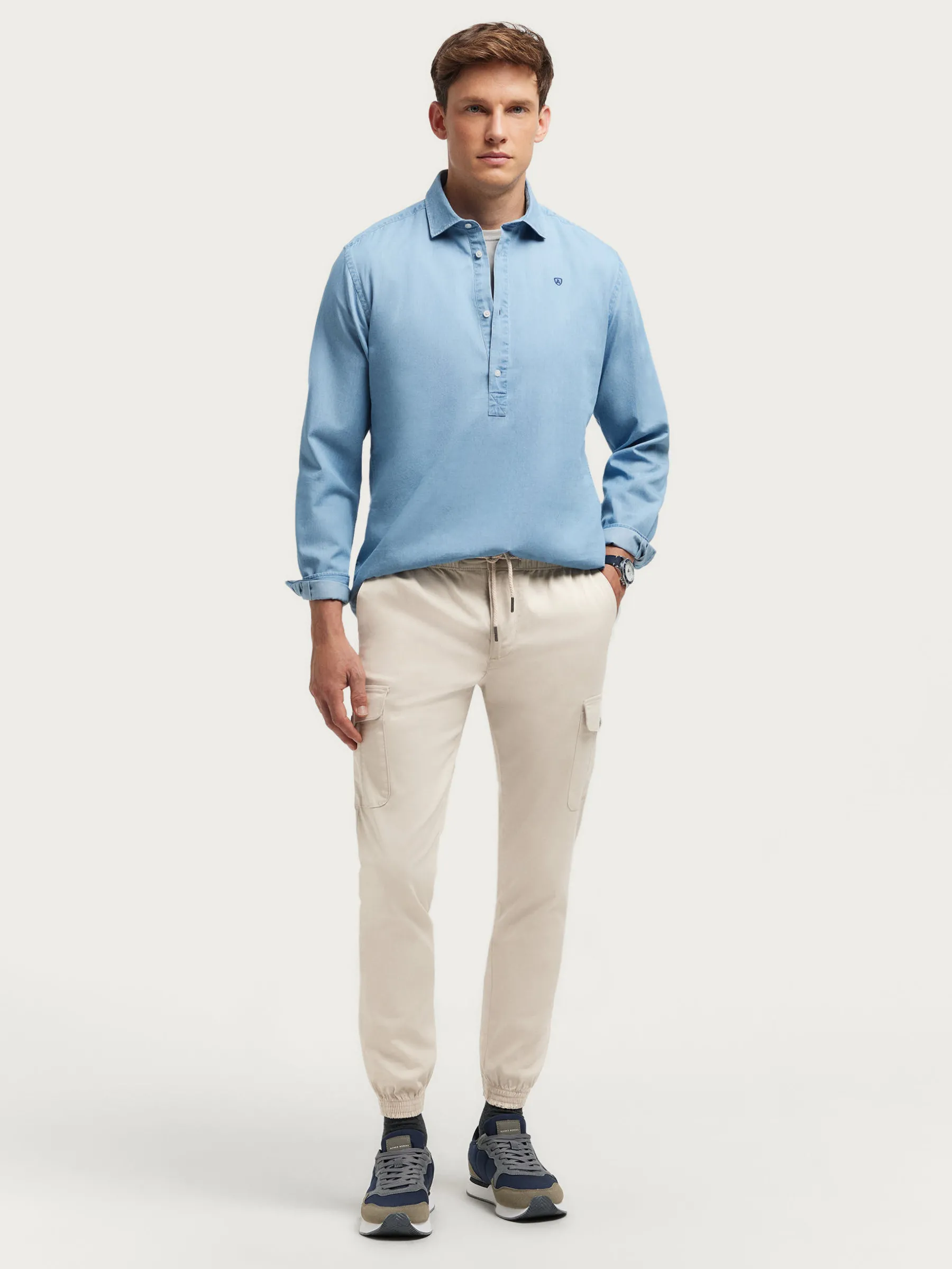 Alvaro Moreno PANTALON BUFFORD-Hombre Cargo