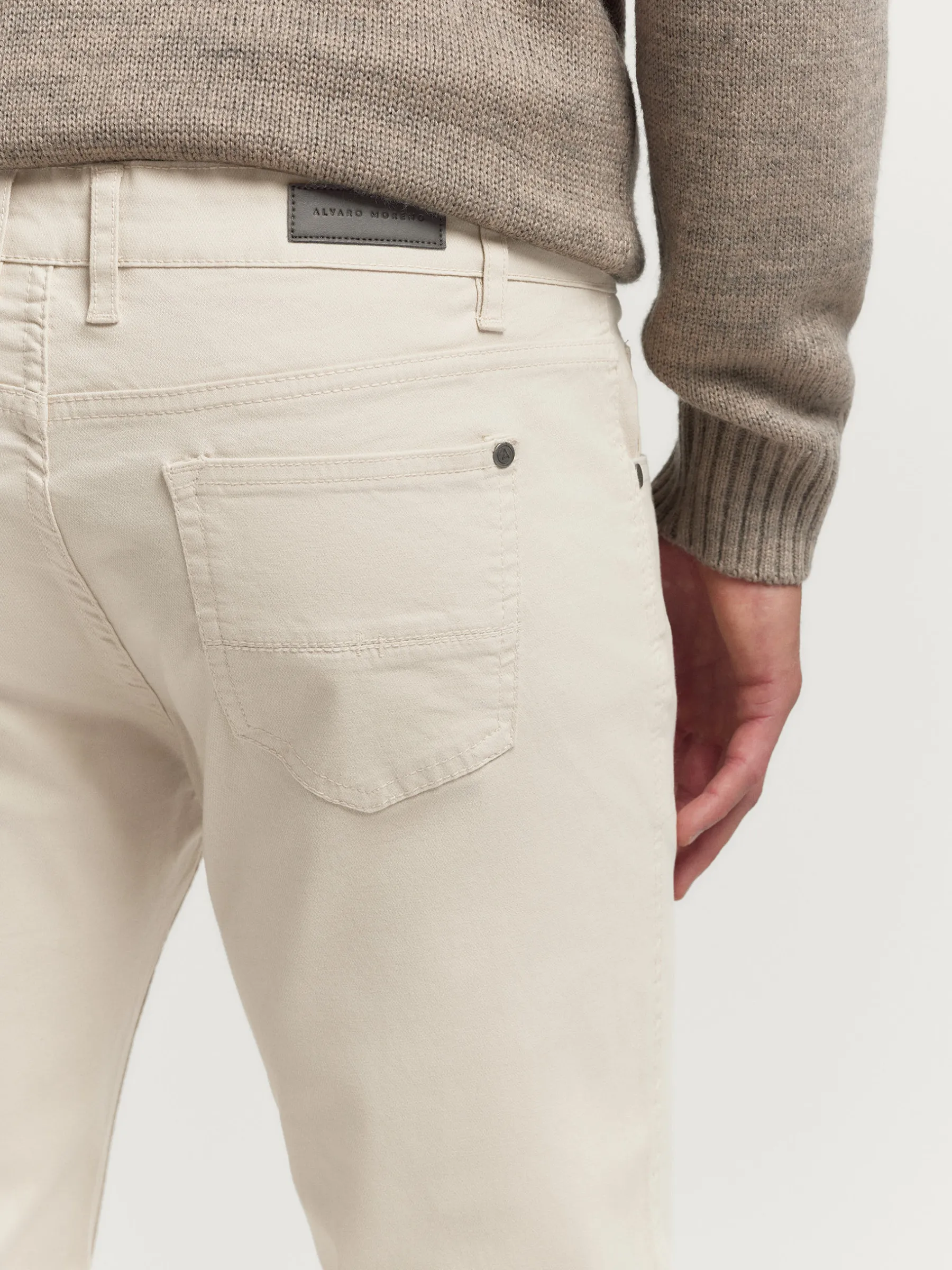 Alvaro Moreno PANTALON MICRO 5PKT-Hombre Casual