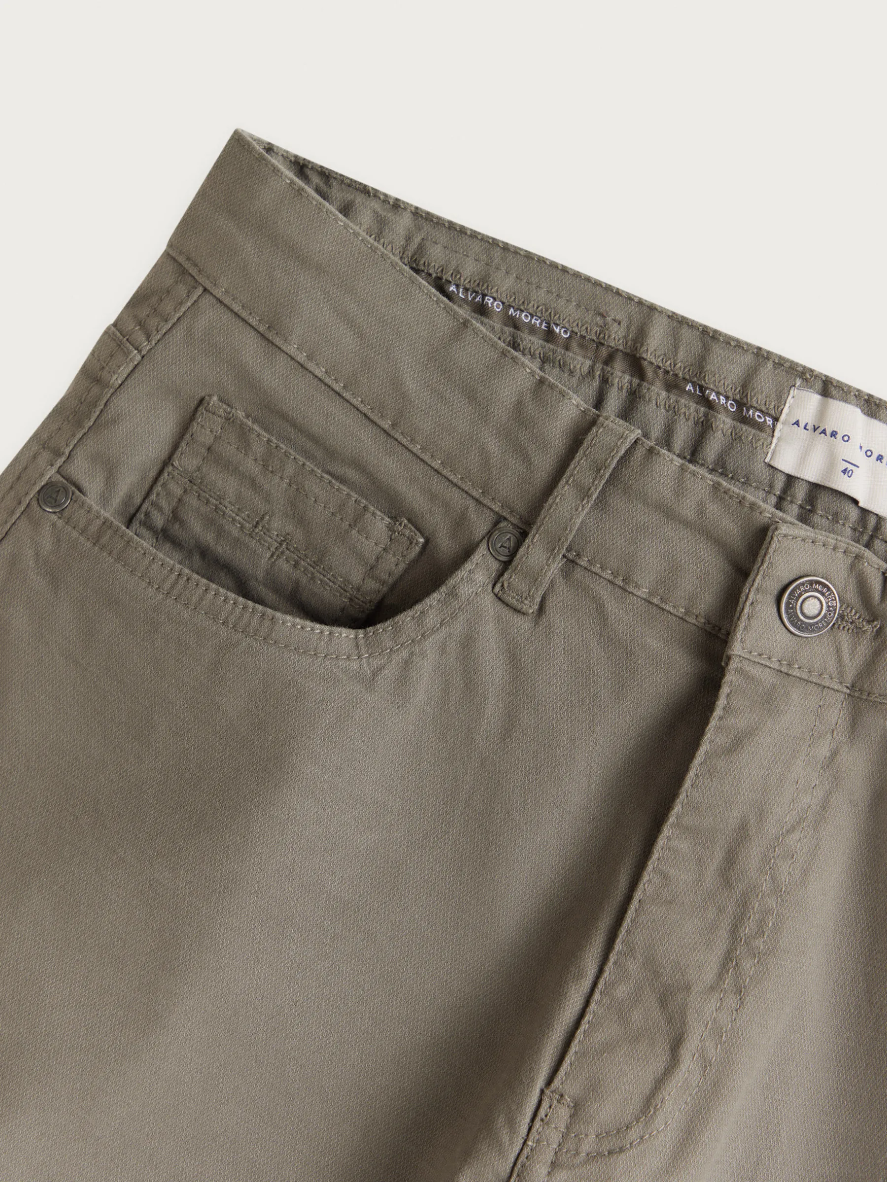 Alvaro Moreno PANTALON MICRO 5PKT-Hombre Casual