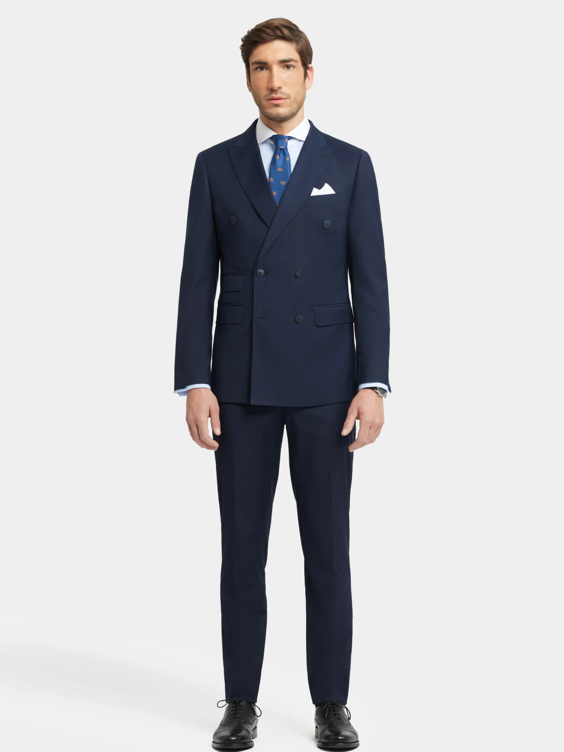 Alvaro Moreno PANTALON TWILL CRUZADO-Hombre Trajes|Trajes