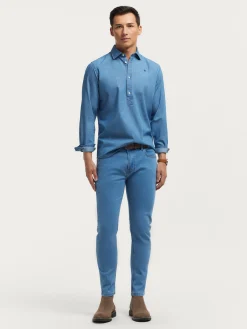 Alvaro Moreno POLERA DENIM-Hombre Casual|Poleras