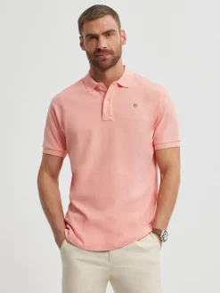 Alvaro Moreno POLO BASIC SALMÓN-Hombre Polos Y Poleras